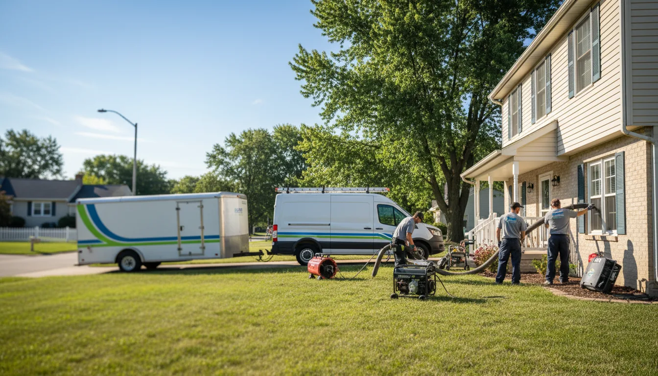 Flooded Basement Restoration And Cleanup With Repair in Spring Lake, MI near me